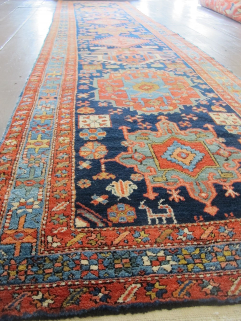 Handsome North-West Persian Runner, Circa 1880, 4.27m x 1.03m View II