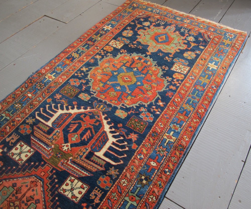 Handsome North-West Persian Runner, Circa 1880, 4.27m x 1.03m View XII