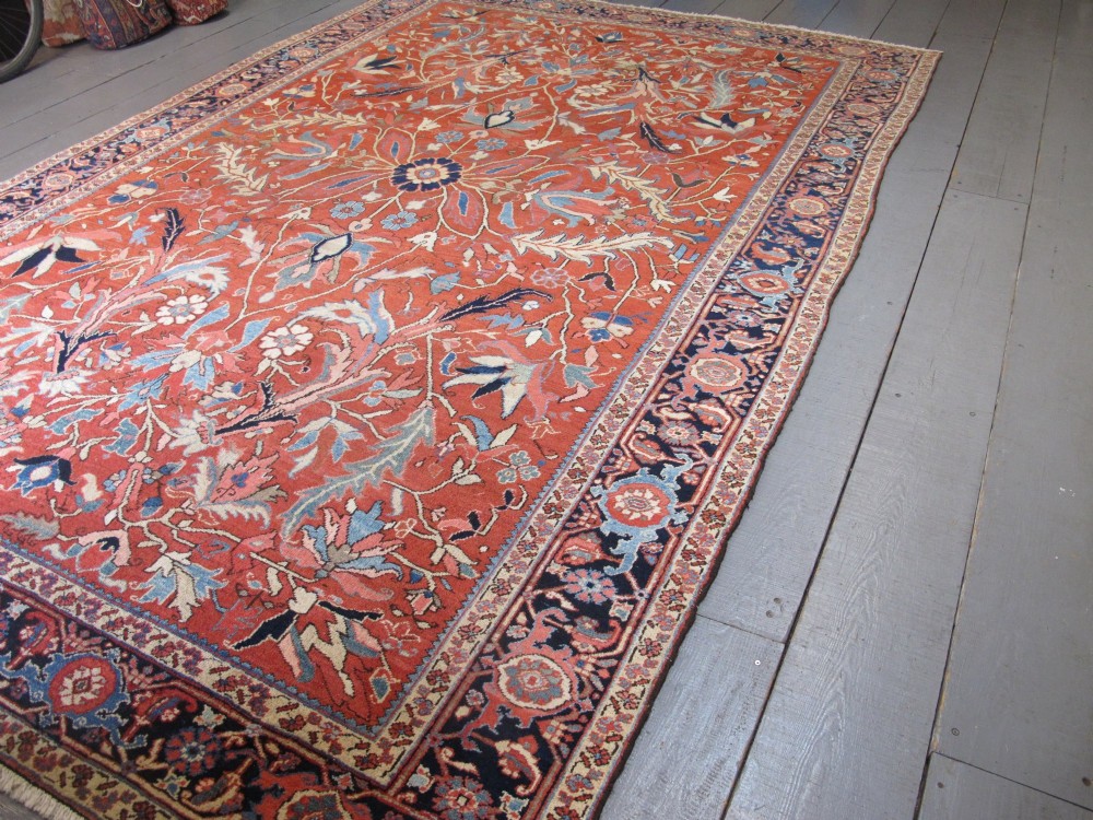 Exceptional Heriz Carpet, North-West Persia, Circa 1880, 3.94m x 2.66m View II