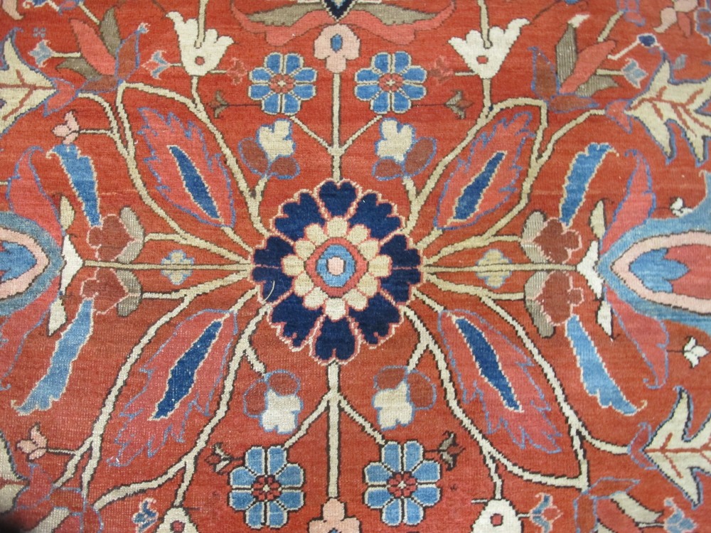 Exceptional Heriz Carpet, North-West Persia, Circa 1880, 3.94m x 2.66m View V
