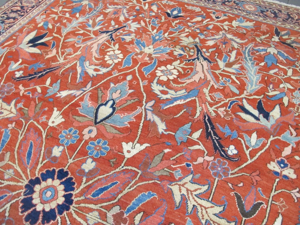Exceptional Heriz Carpet, North-West Persia, Circa 1880, 3.94m x 2.66m View XI