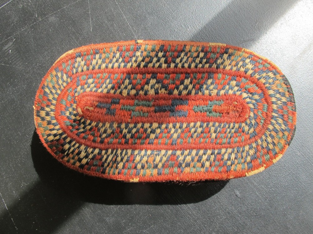 Turkmen Embroidered Box, Late 19th Century, Central Asia. View IV