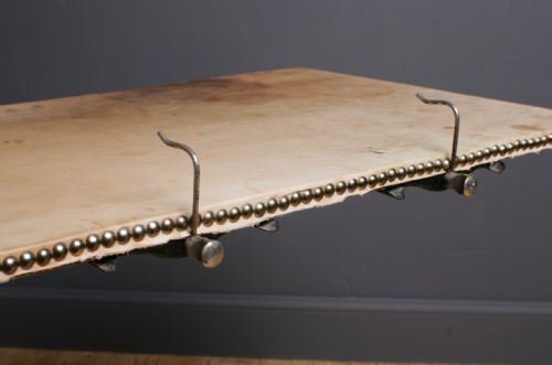 ATTRACTIVE ANTIQUE VICTORIAN CAST IRON ADJUSTABLE BED TABLE MOBILITY AID - ADDITIONAL PHOTO 6