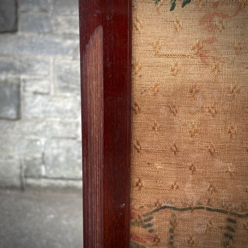 ATTRACTIVE ANTIQUE REGENCY INLAID MAHOGANY WRITING TABLE WITH REAR SCREEN - ADDITIONAL PHOTO 19