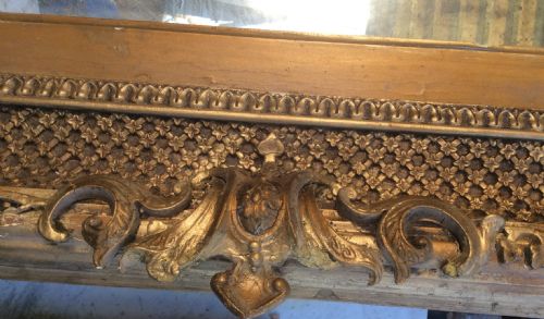 VICTORIAN SAMUEL LAWSON DATED 1863 LARGE GILT MIRROR - ADDITIONAL PHOTO 3