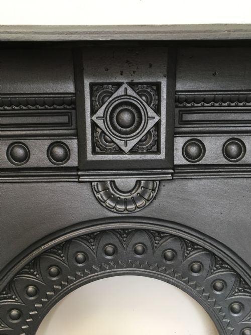 VICTORIAN BEDROOM CAST IRON FIREPLACE - ADDITIONAL PHOTO 2