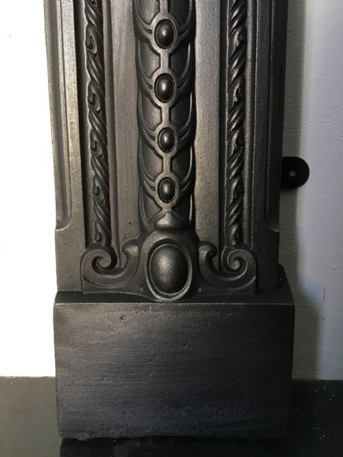 VICTORIAN CAST IRON FIRE SURROUND - ADDITIONAL PHOTO 6