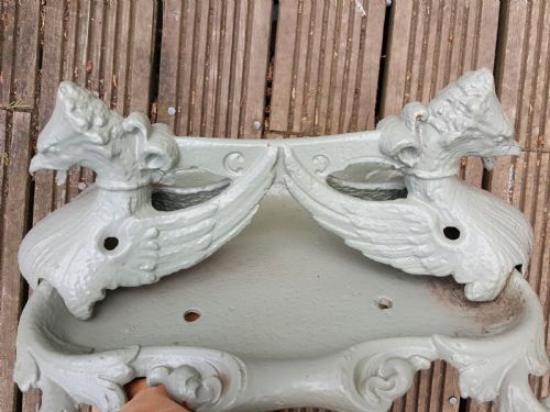 VICTORIAN CAST IRON PAIR OF BOOT SCRAPER - ADDITIONAL PHOTO 3