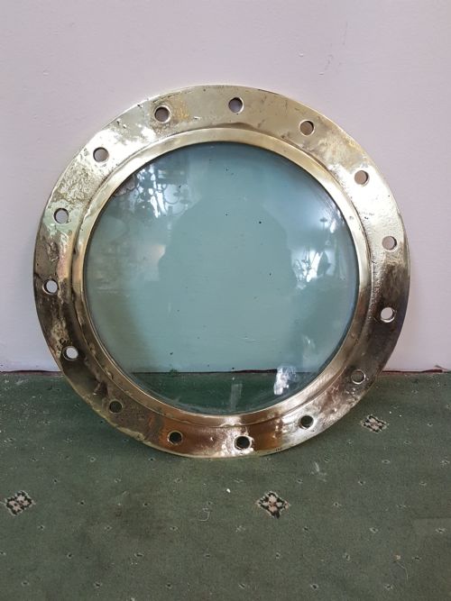SA068 VICTORIAN BRASS 20 OCEAN LINER PORT HOLE