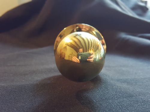 ONE PAIR OF EDWARDIAN BRASS RIMLOCK DOOR KNOBS - ADDITIONAL PHOTO 1