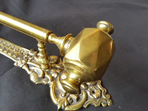 SA124 RARE BRASS VICTORIAN DOOR BELL PULL - ADDITIONAL PHOTO 1