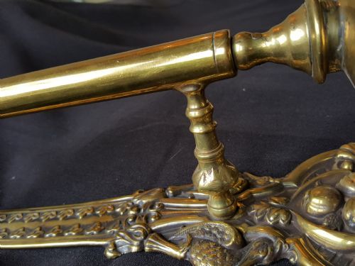 SA124 RARE BRASS VICTORIAN DOOR BELL PULL - ADDITIONAL PHOTO 3