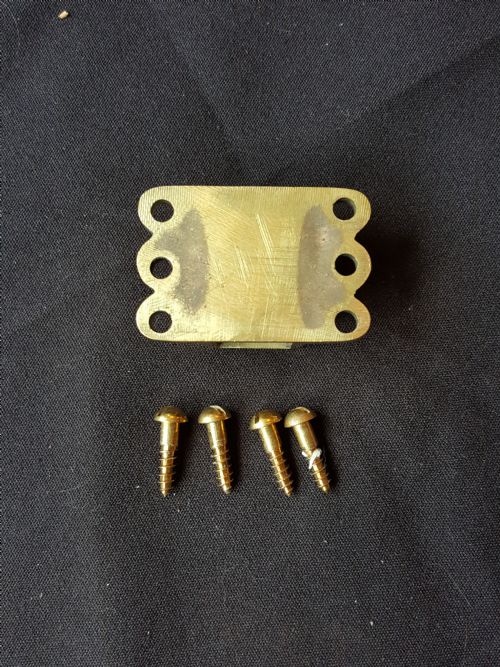 BRASS GOTHIC VICTORIAN BOLT - ADDITIONAL PHOTO 4