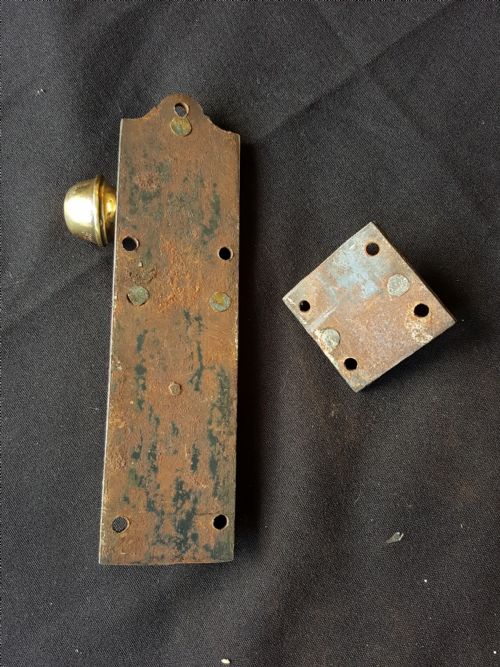 ORIGINAL BRASS VICTORIAN BOLT - ADDITIONAL PHOTO 4