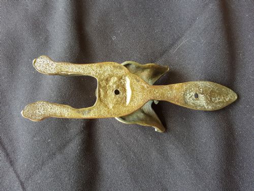 BRASS VICTORIAN FOX DOOR KNOCKER - ADDITIONAL PHOTO 6