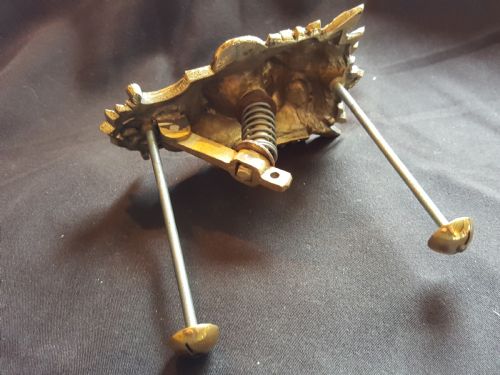 BRASS GEORGIAN DRAGON HEAD BELL PULL - ADDITIONAL PHOTO 2