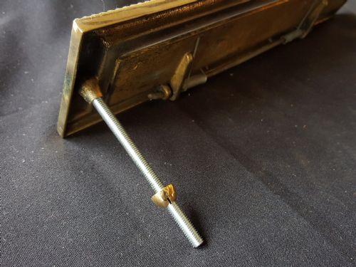 BRASS EDWARDIAN FULLY RESTORED LETTER BOX - ADDITIONAL PHOTO 3