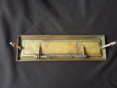 BRASS EDWARDIAN FULLY RESTORED LETTER BOX - ADDITIONAL PHOTO 4