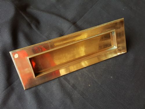 bronze edwardian fully restored letter box - CATEGORY: ANTIQUE MISCELLANEOUS - DATED EDWARDIAN