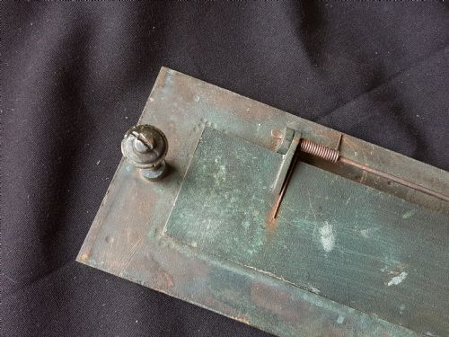 BRONZE EDWARDIAN FULLY RESTORED LETTER BOX - ADDITIONAL PHOTO 4