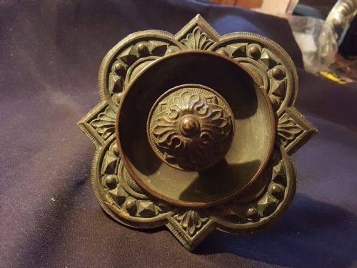IRON VICTORIAN FULLY RESTORED DOOR BELL PULL - ADDITIONAL PHOTO 1