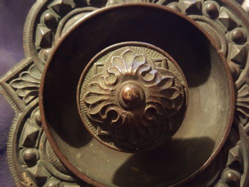 IRON VICTORIAN FULLY RESTORED DOOR BELL PULL - ADDITIONAL PHOTO 2