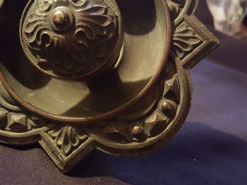 IRON VICTORIAN FULLY RESTORED DOOR BELL PULL - ADDITIONAL PHOTO 3