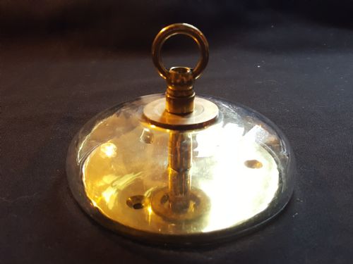 SA040 VICTORIAN UNUSUAL GLASS CEILING ROSE - ADDITIONAL PHOTO 4
