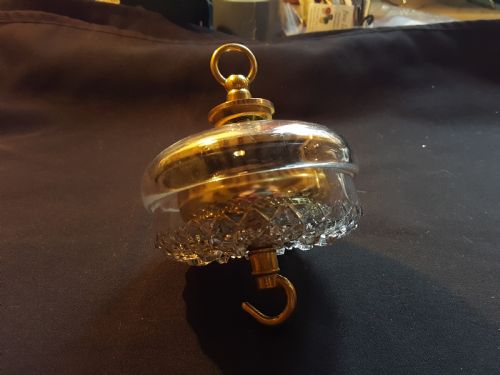 SA040 VICTORIAN UNUSUAL GLASS CEILING ROSE - ADDITIONAL PHOTO 6
