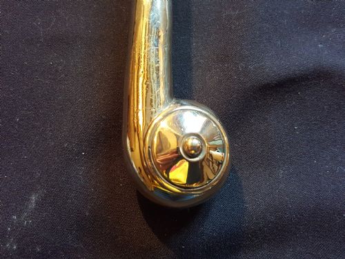 BRASS REFURBISHED GEORGIAN DOCTOR'S DOOR KNOCKER - ADDITIONAL PHOTO 1