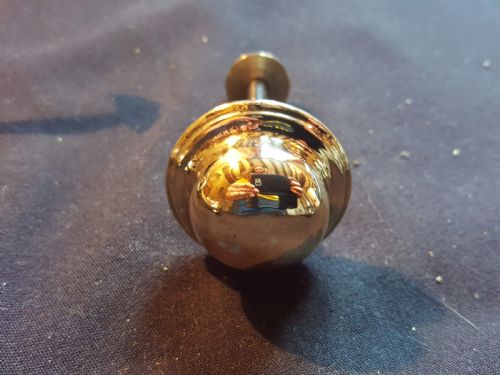 BRASS REFURBISHED GEORGIAN DOCTOR'S DOOR KNOCKER - ADDITIONAL PHOTO 3