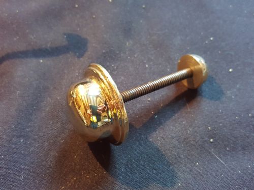 BRASS REFURBISHED GEORGIAN DOCTOR'S DOOR KNOCKER - ADDITIONAL PHOTO 4
