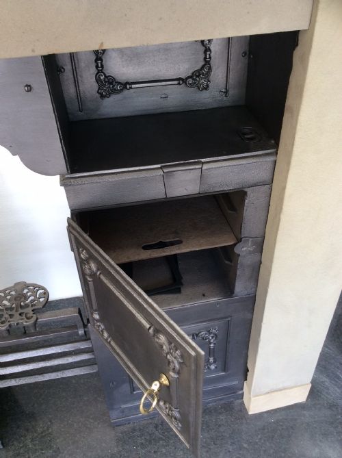 SA120 EARLY VICTORIAN PRETTY COOKING RANGE - ADDITIONAL PHOTO 3