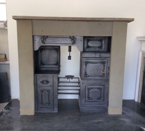 SA120 EARLY VICTORIAN PRETTY COOKING RANGE - ADDITIONAL PHOTO 8