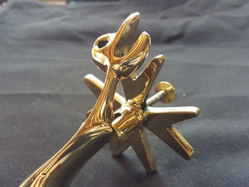 SA132 VICTORIAN BRASS MALTESE DOLPHIN DOOR KNOCKER - ADDITIONAL PHOTO 3