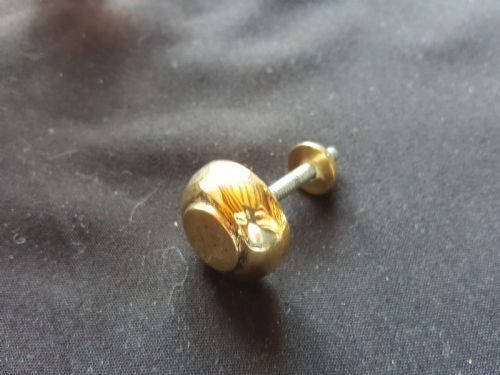 SA132 VICTORIAN BRASS MALTESE DOLPHIN DOOR KNOCKER - ADDITIONAL PHOTO 4