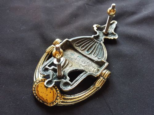VICTORIAN BRASS URN DOOR KNOCKER - ADDITIONAL PHOTO 3