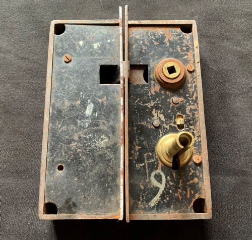 SA116 BRASS POLISHED STEEL FRENCH VICTORIAN LOCK KEY - ADDITIONAL PHOTO 4