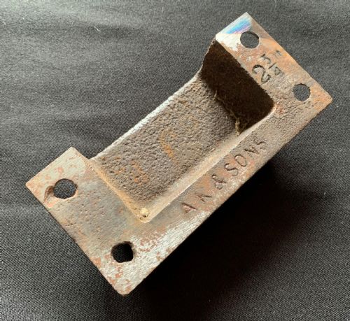 SA115 STEEL WOODEN VICTORIAN LOCK KEY KEEP - ADDITIONAL PHOTO 7