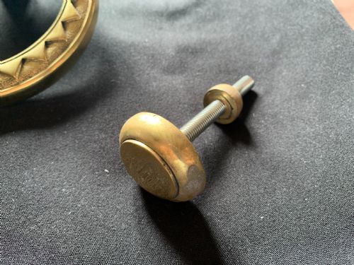 ONE BRASS GOTHIC VICTORIAN DOOR KNOCKER - ADDITIONAL PHOTO 4