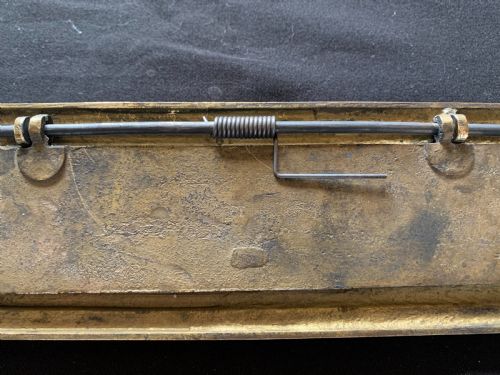 ONE BRASS VICTORIAN LETTER BOX - ADDITIONAL PHOTO 5