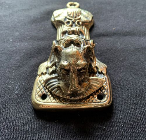 ONE BRASS VICTORIAN WATER DRAGON DOOR KNOCKER - ADDITIONAL PHOTO 2