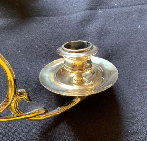ONE PAIR OF BRASS VICTORIAN CANDLE SCONCES - ADDITIONAL PHOTO 4