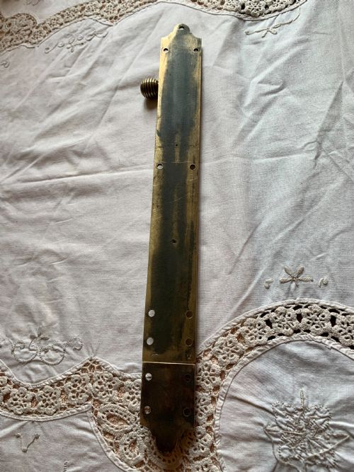 ONE LARGE BRASS VICTORIAN BEEHIVE DOOR BOLT - ADDITIONAL PHOTO 4