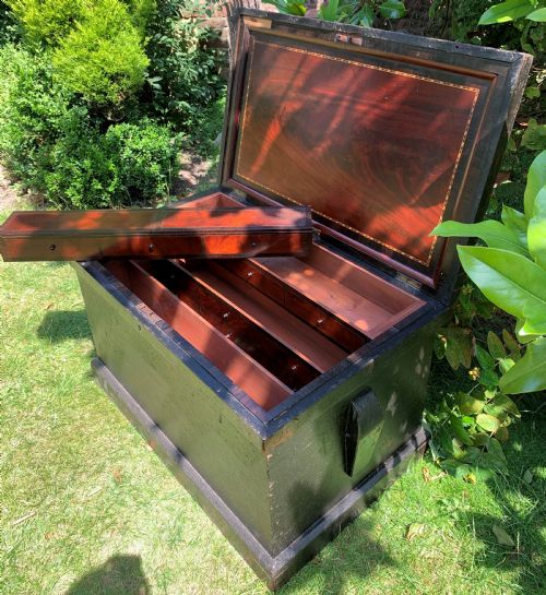 victorian carpenters cabinet makers tool chest in need of some tlc - CATEGORY: ANTIQUE CHESTS - DATED VICTORIAN