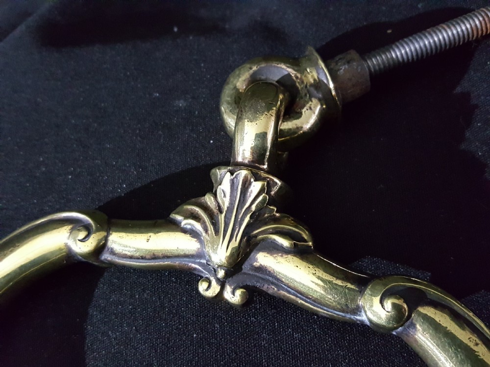 Victorian Brass Barley Twist Door Knocker View III