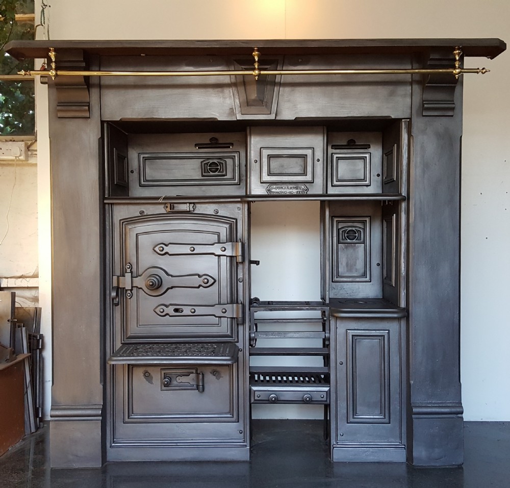 Cast Iron Victorian Cooking Range View II