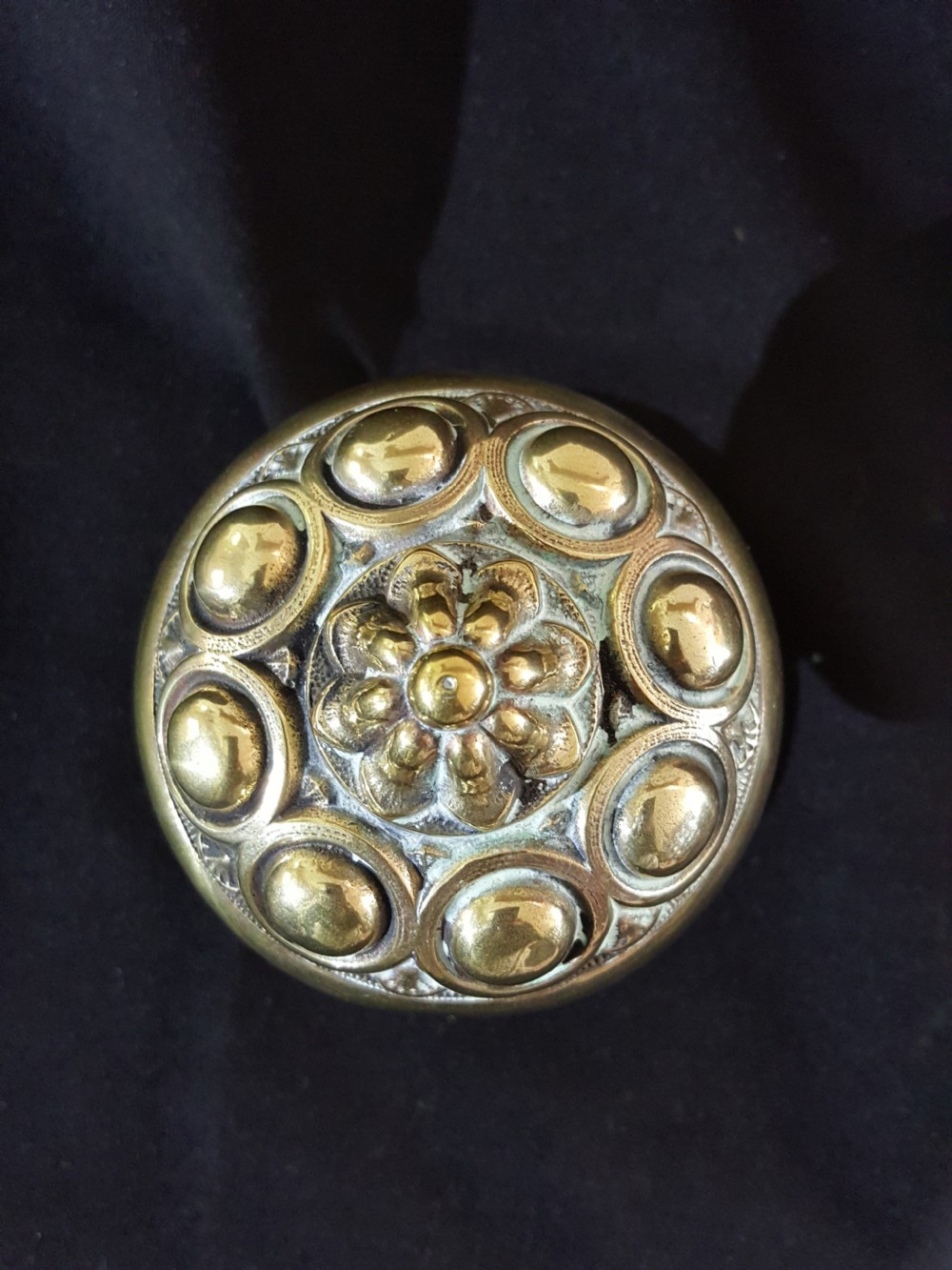 Brass Victorian Gothic Single Door Knob View II