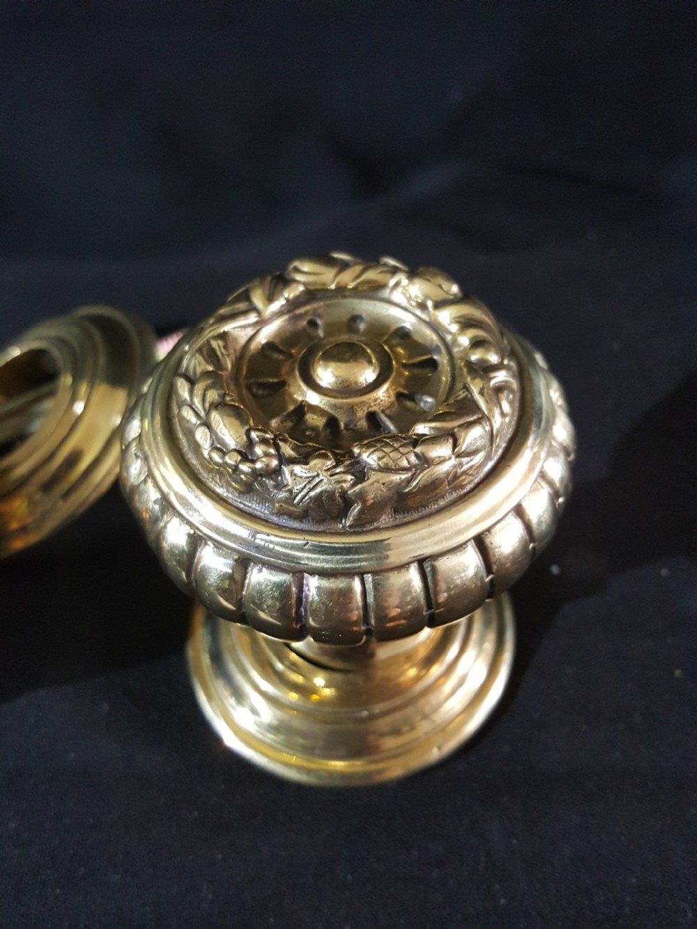 Pair of Regency Brass Door Knobs View III