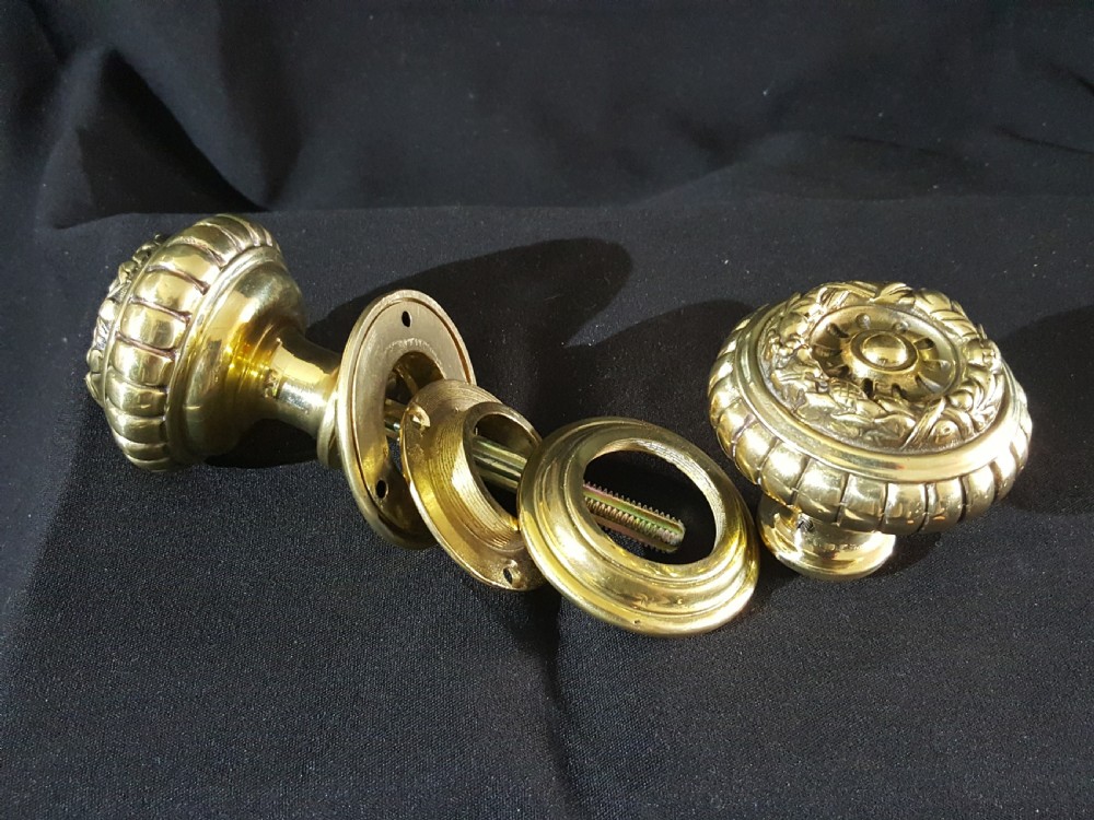 Pair of Regency Brass Door Knobs View IV